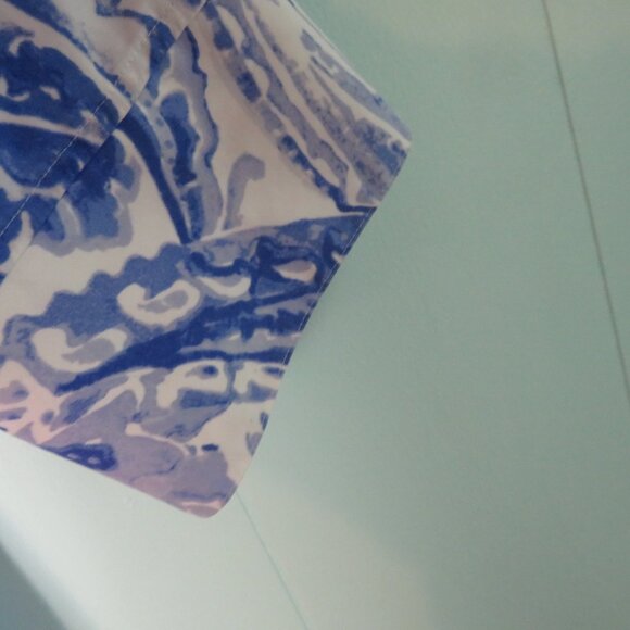 Chico's White and Blue Patterned Blouse - Picture 5 of 5